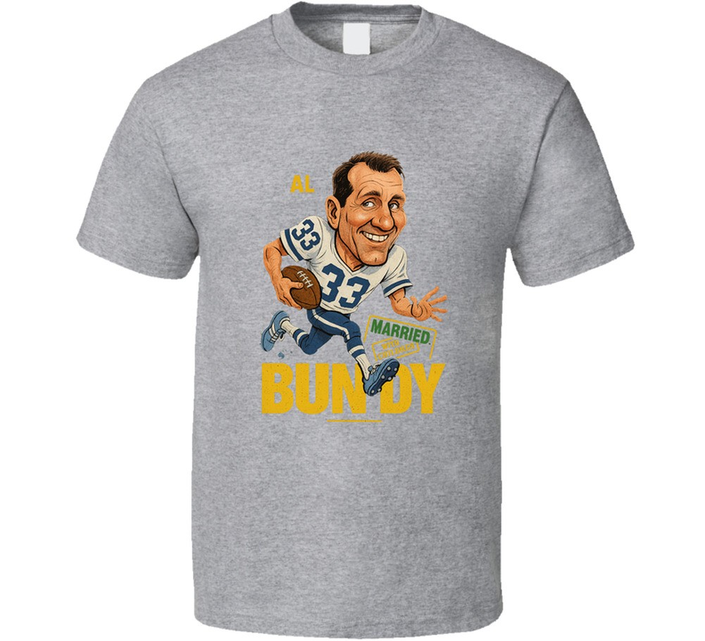 Married With Children Al Football Tv Show Retro Caricature T Shirt