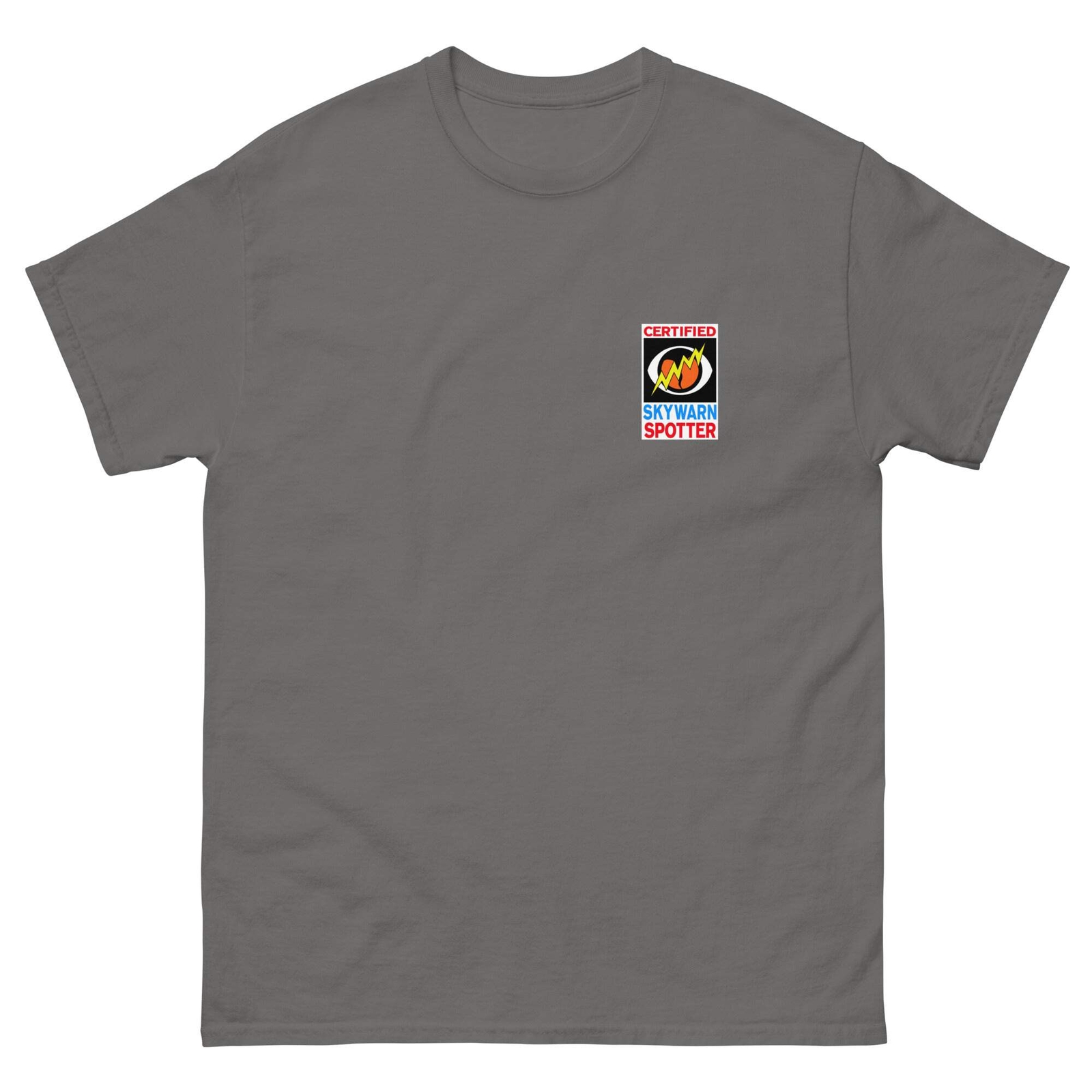 Skywarn Spotter Eye Gildan 5000 Unisex T-shirt Ham Radio Weather