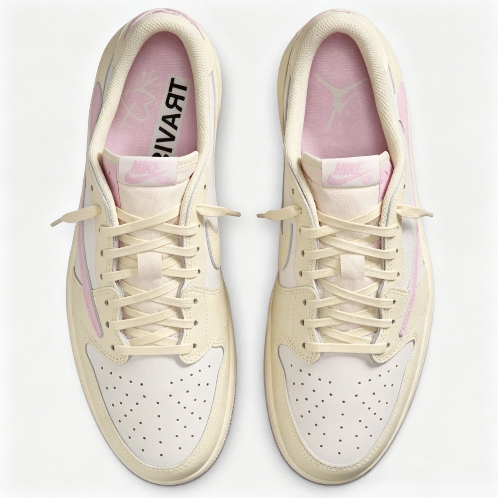 Nike Air Jordan 1 Retro Low OG SP Travis Scott Shy Pink IQ7604-100 Sneakers NEW