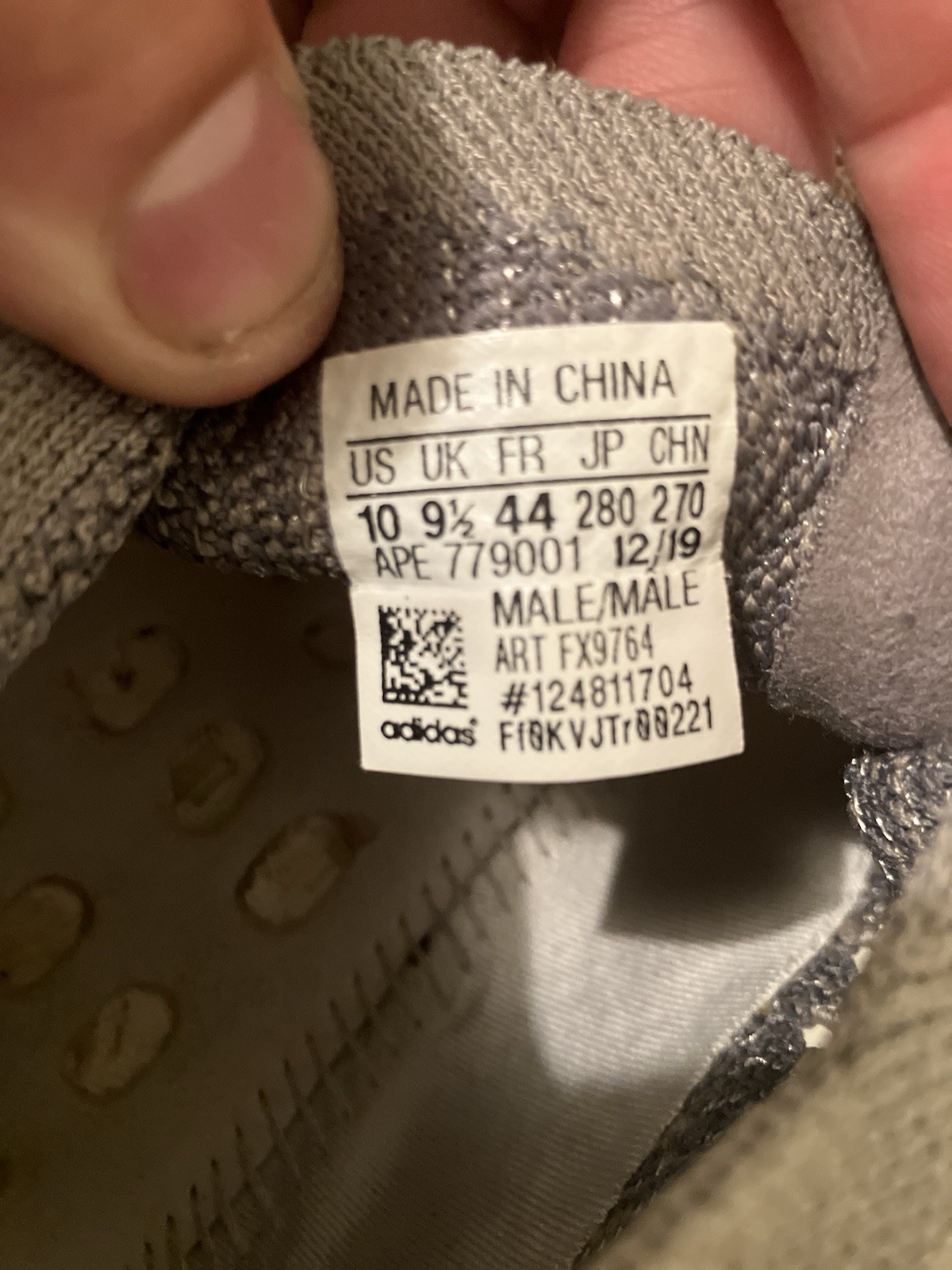 Sz 10m- Adidas Yeezy Boost 380 Mist- Used/clean No Box/no Insoles