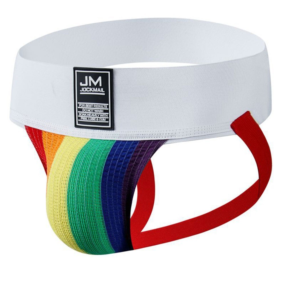 2 Pairs Men’s JOCKMAIL Jockstrap Underwear for Gym Workout Support Sizes M XL