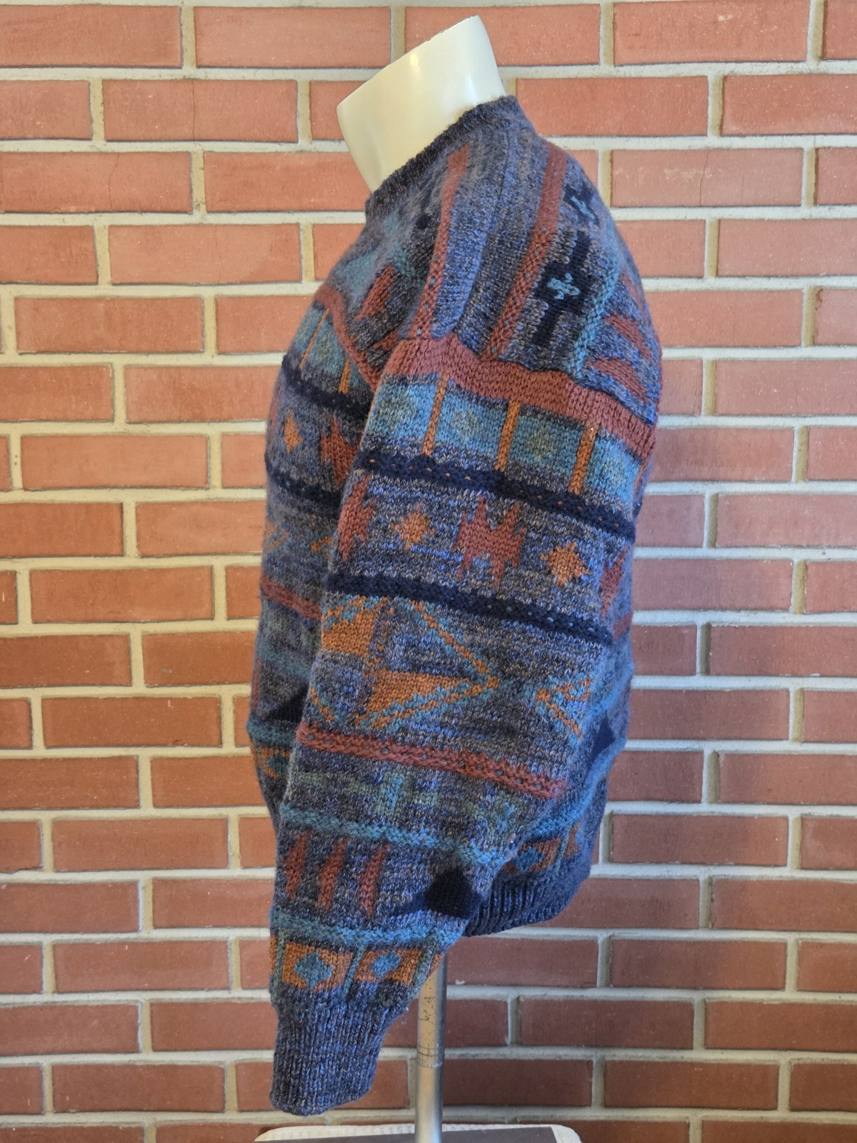 Quill’s Woollen Market 107cm 42in Large Ireland Wool Chunk Knit Heavy Sweater