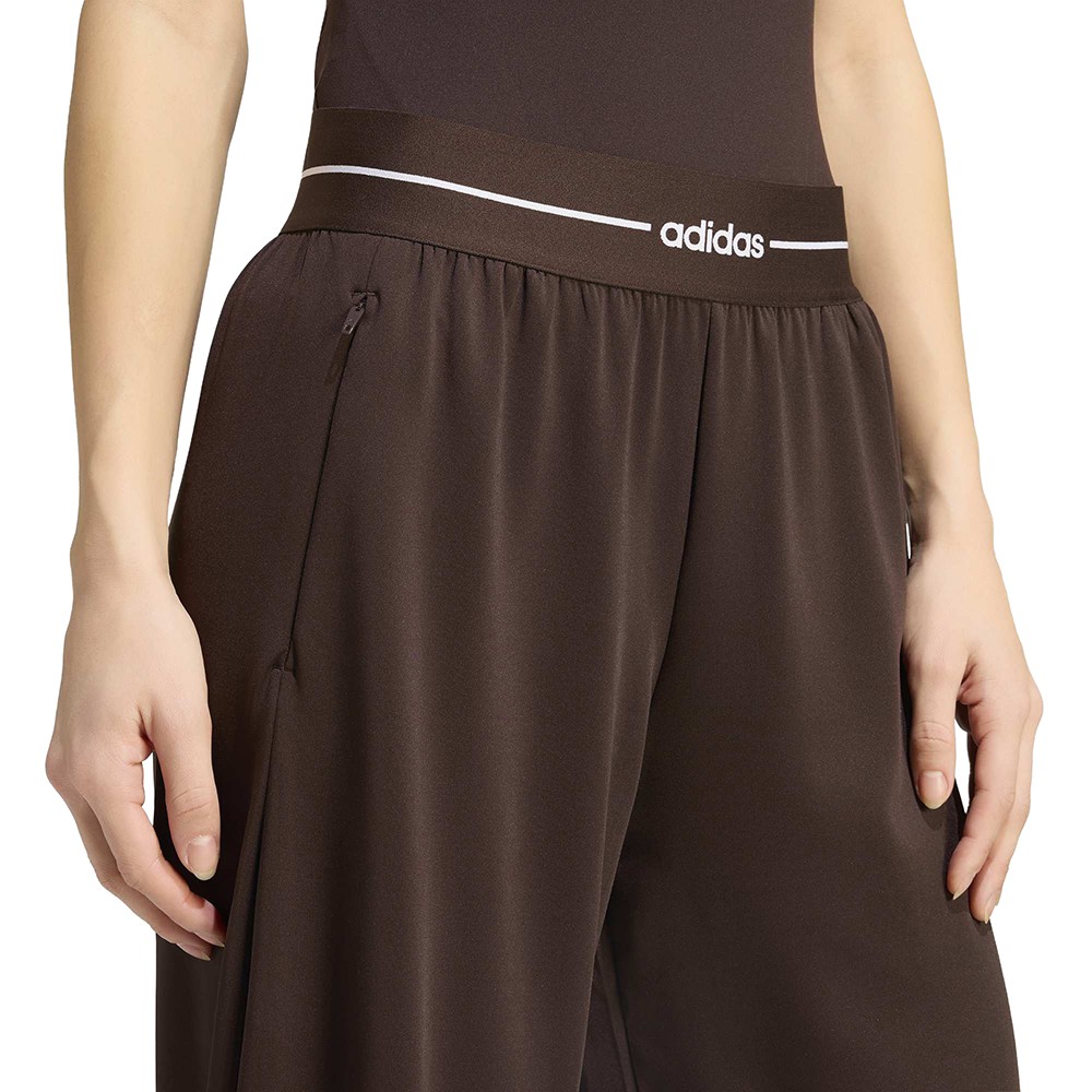 adidas Hyperglam Barrel Joggers Womens Brown Casual Athletic Bottoms SB1158-KF41