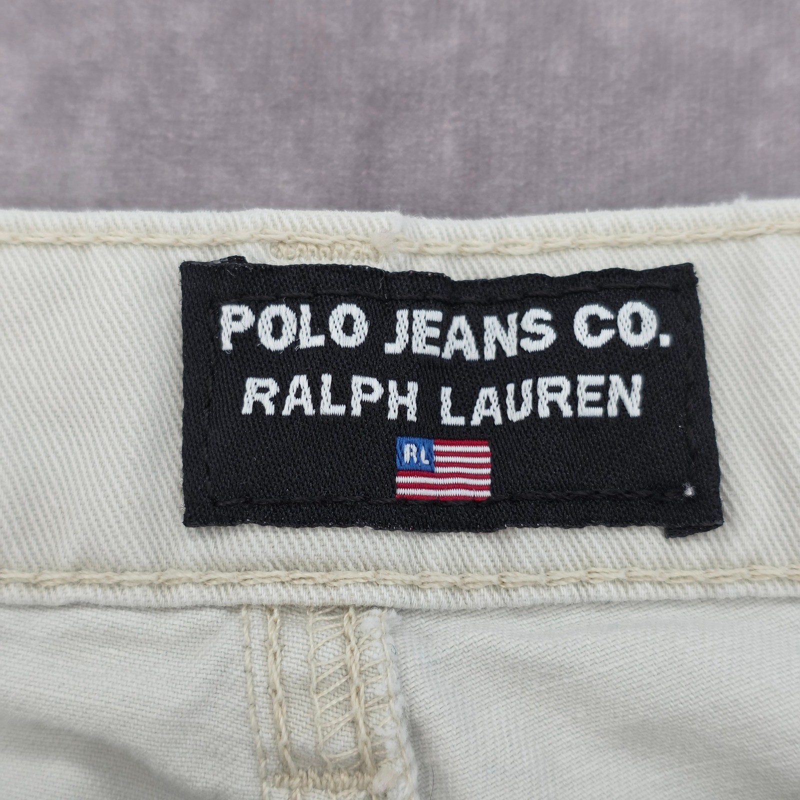 Polo Jeans Co Ralph Lauren Saturday 30×29 Jean Beige Khaki Straight Leg Casual