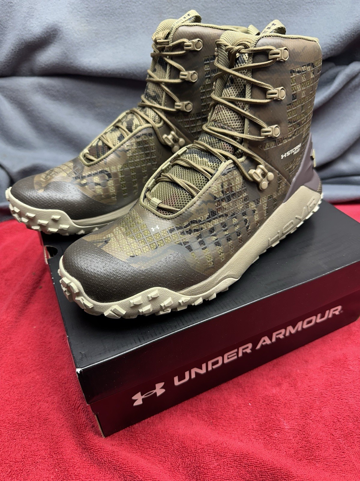 UNDER ARMOUR REAPER BARREN BAYOU BOOT HOVR DAWN 2.0 3025573-900 Size 12.5 NIB!