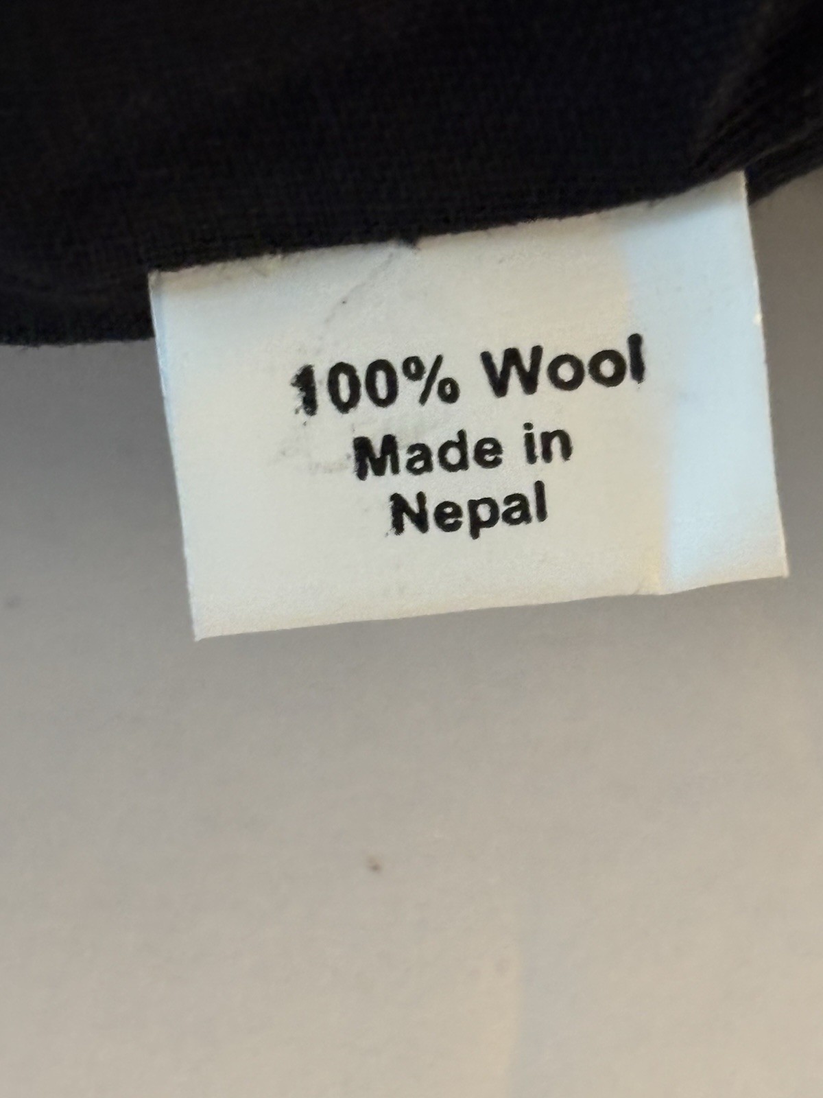 100% Wool Zip Change Purse Multicolor Stripes Made In Nepal 6.25″W x 4″H