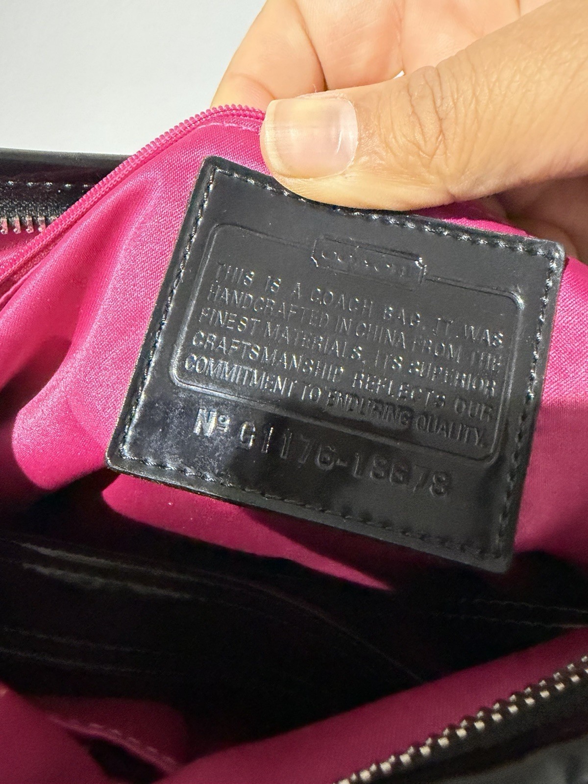 Coach Black Patent Leather Poppy Shoulder Bag 18673 Purse Y2K F
