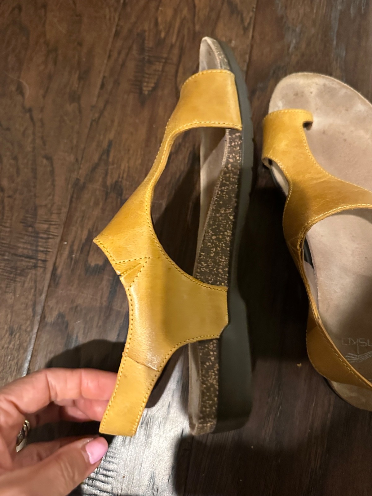 DANSKO Reece leather size 37- Lemonade