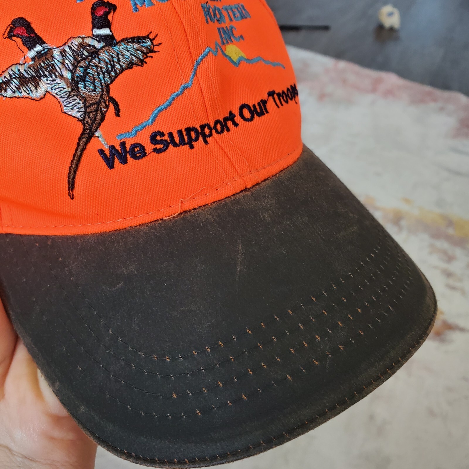 2 Safety Orange Hats