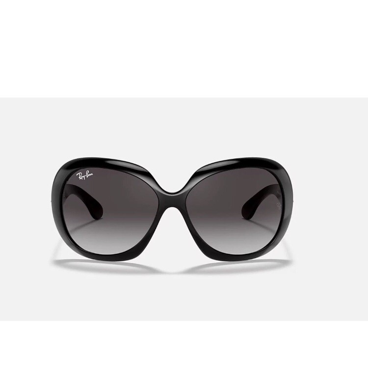 New Ray-Ban Jackie Ohh II Black / Grey Gradient 60 mm Sunglasses RB4098