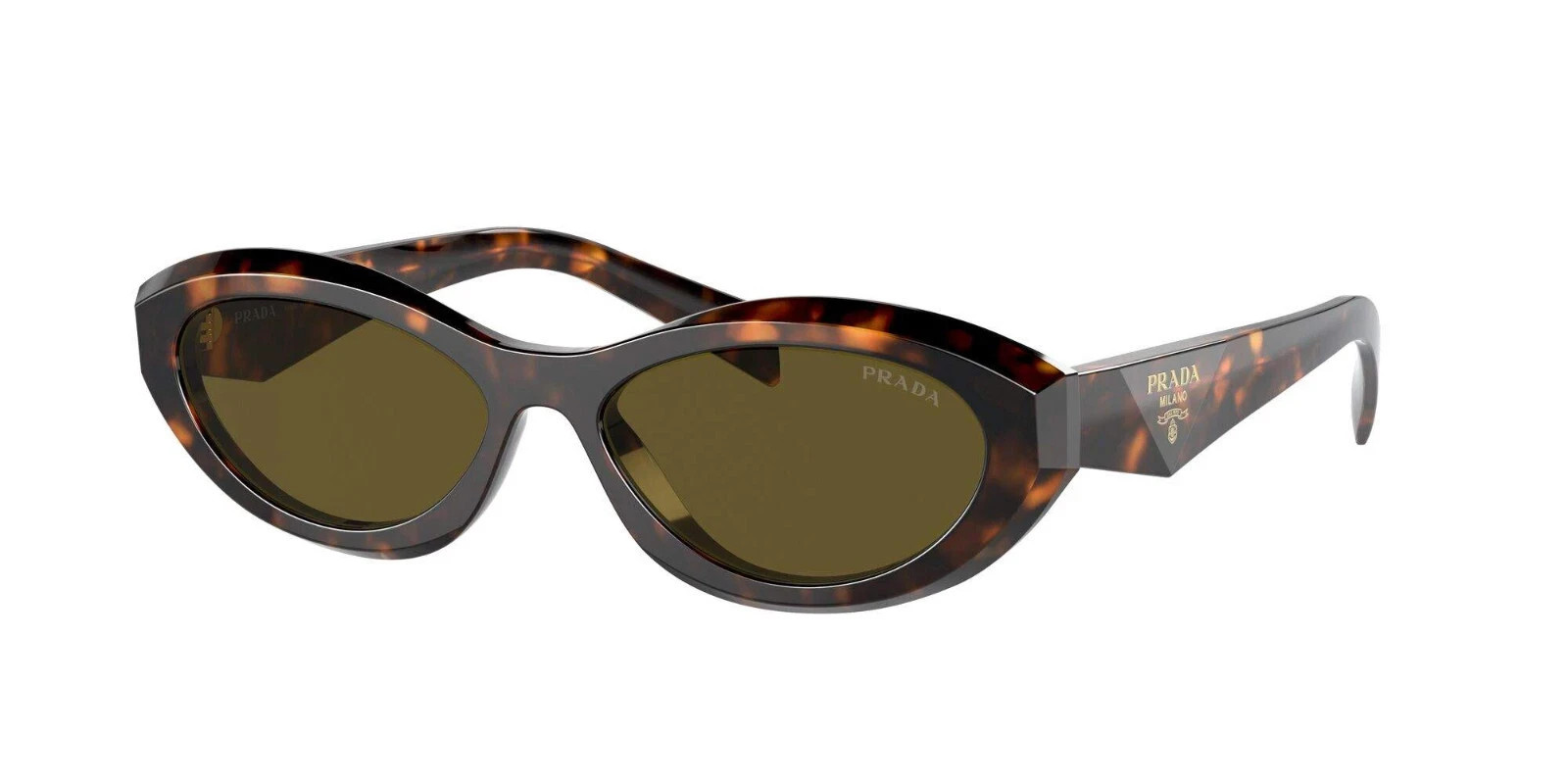 PRADA PR 26ZS 14LO9Z Honey Tortoise Dark Brown Women Sunglasses AUTHENTIC NEW