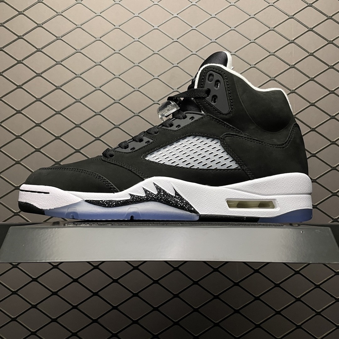 CT4838-011 New AJ5 Retro Oreo Moonlight Black Men’s Size 4-13