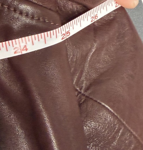 Vintage Polo Ralph Lauren Mahogany Leather Bomber Harrington Jacket XXL Plaid