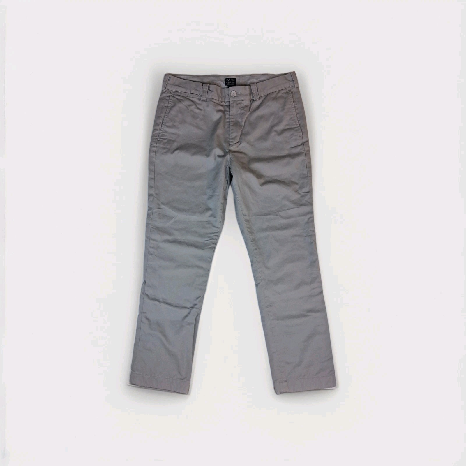 J.Crew The Sutton Chino Pants Structured Midrise Gray Men’s Size 33X30