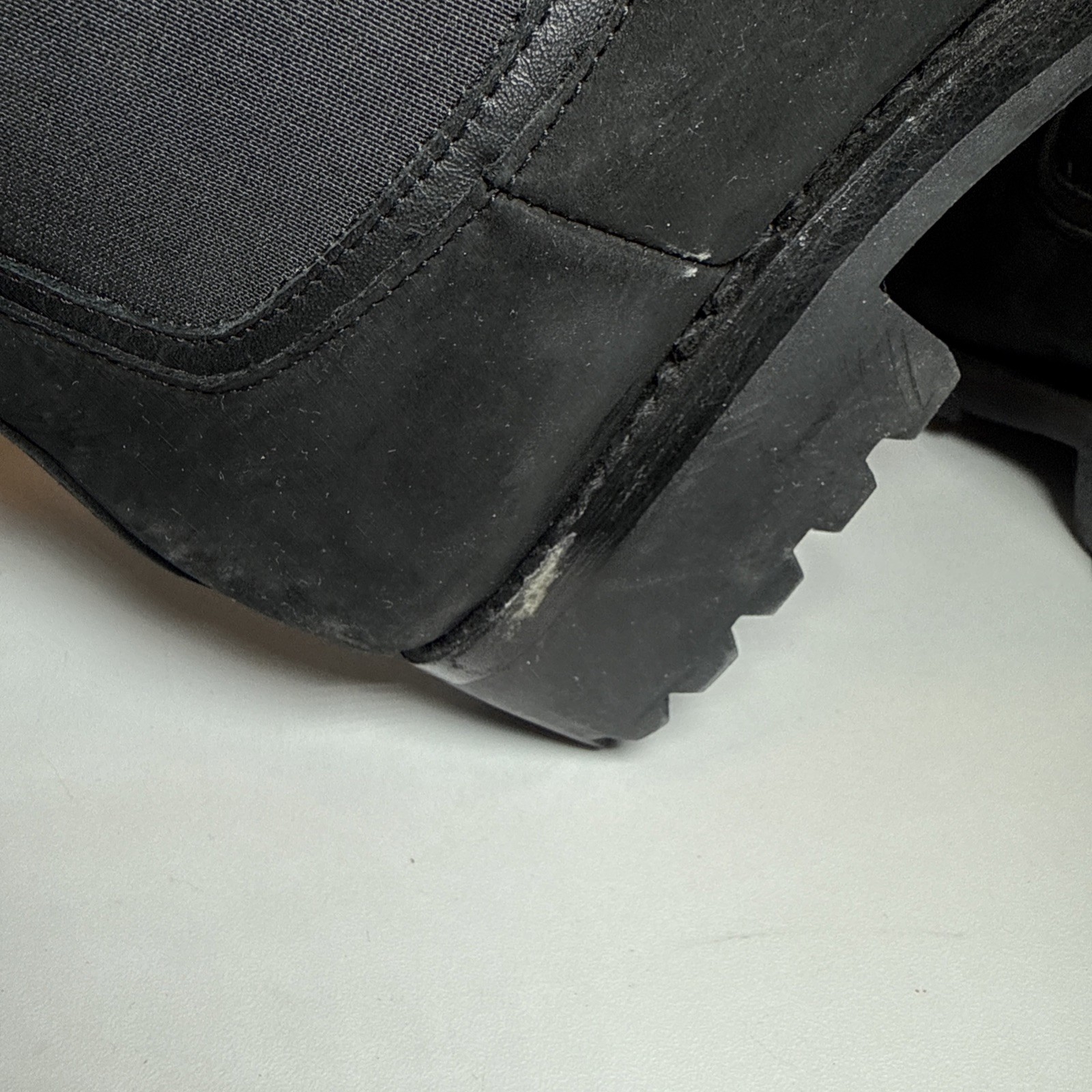 Thursday Boots Legend Everyday Pull On Chelsea Boots Leather Black Size 9