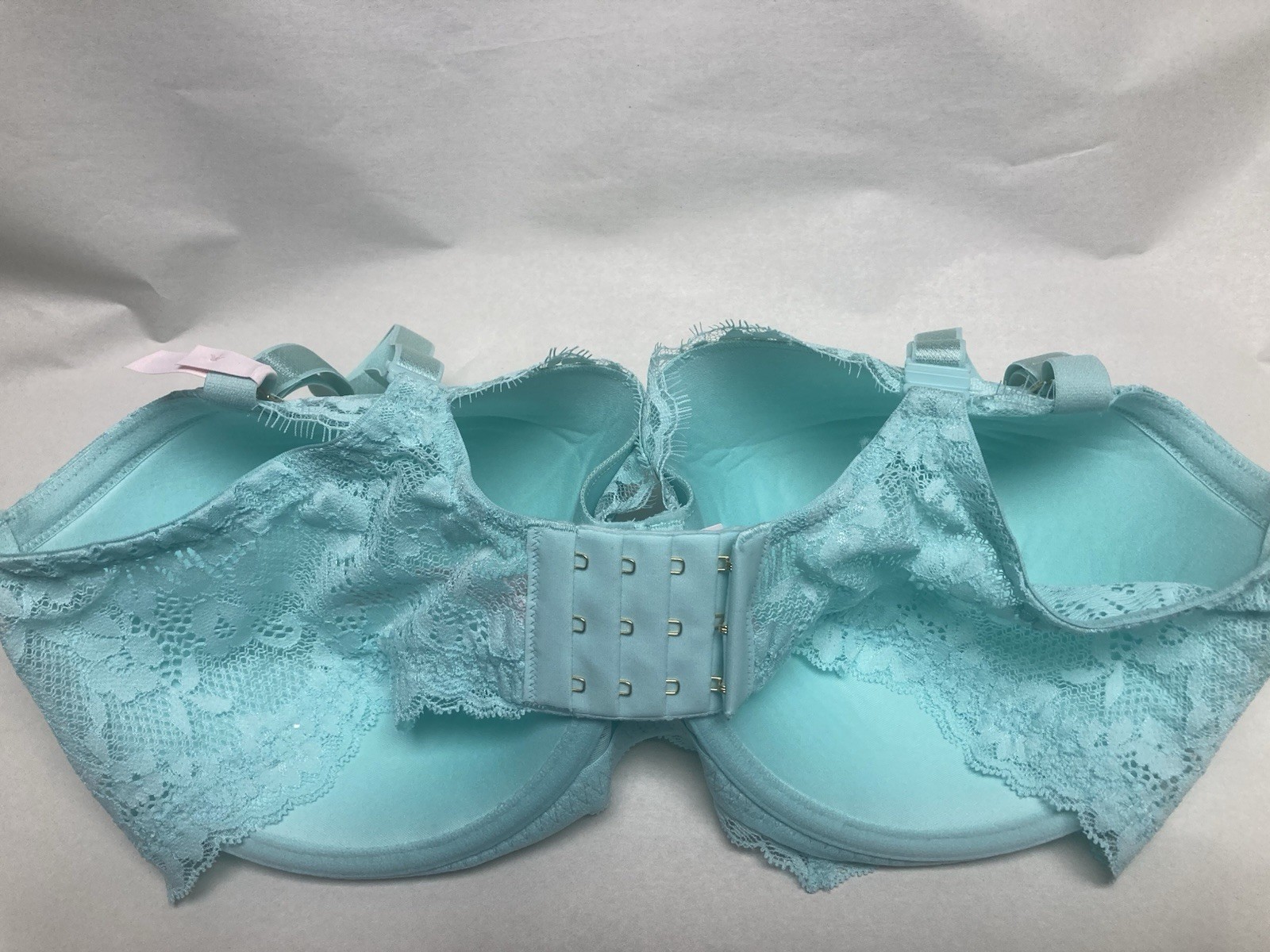 Victoria’s Secret Dream Angel Lightly Lined Bra Aqua Blue Size 38 DDD