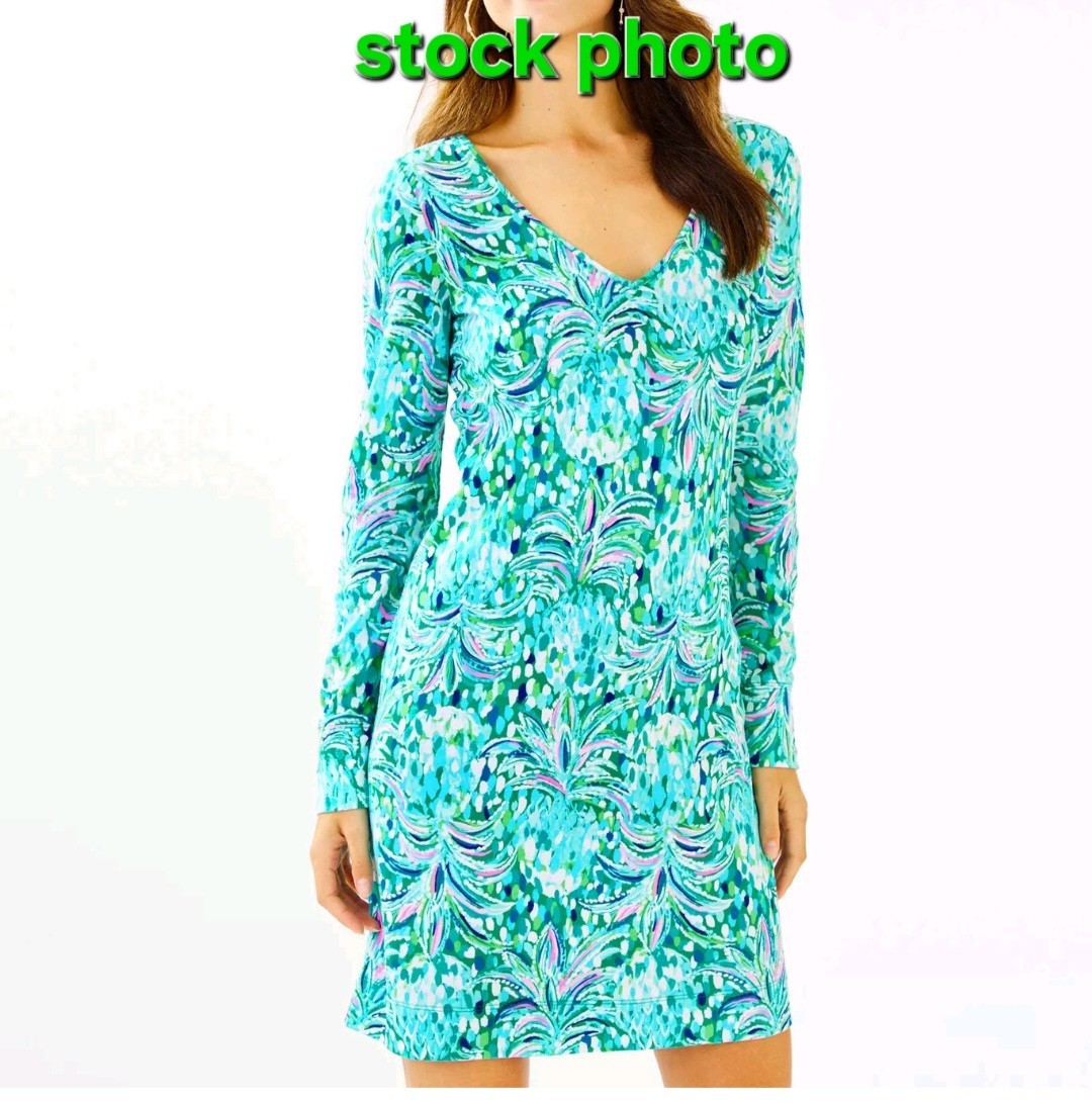 Lilly Pulitzer Davie Dress, Emerald Isle, Pineapple of My Eye, Size Medium
