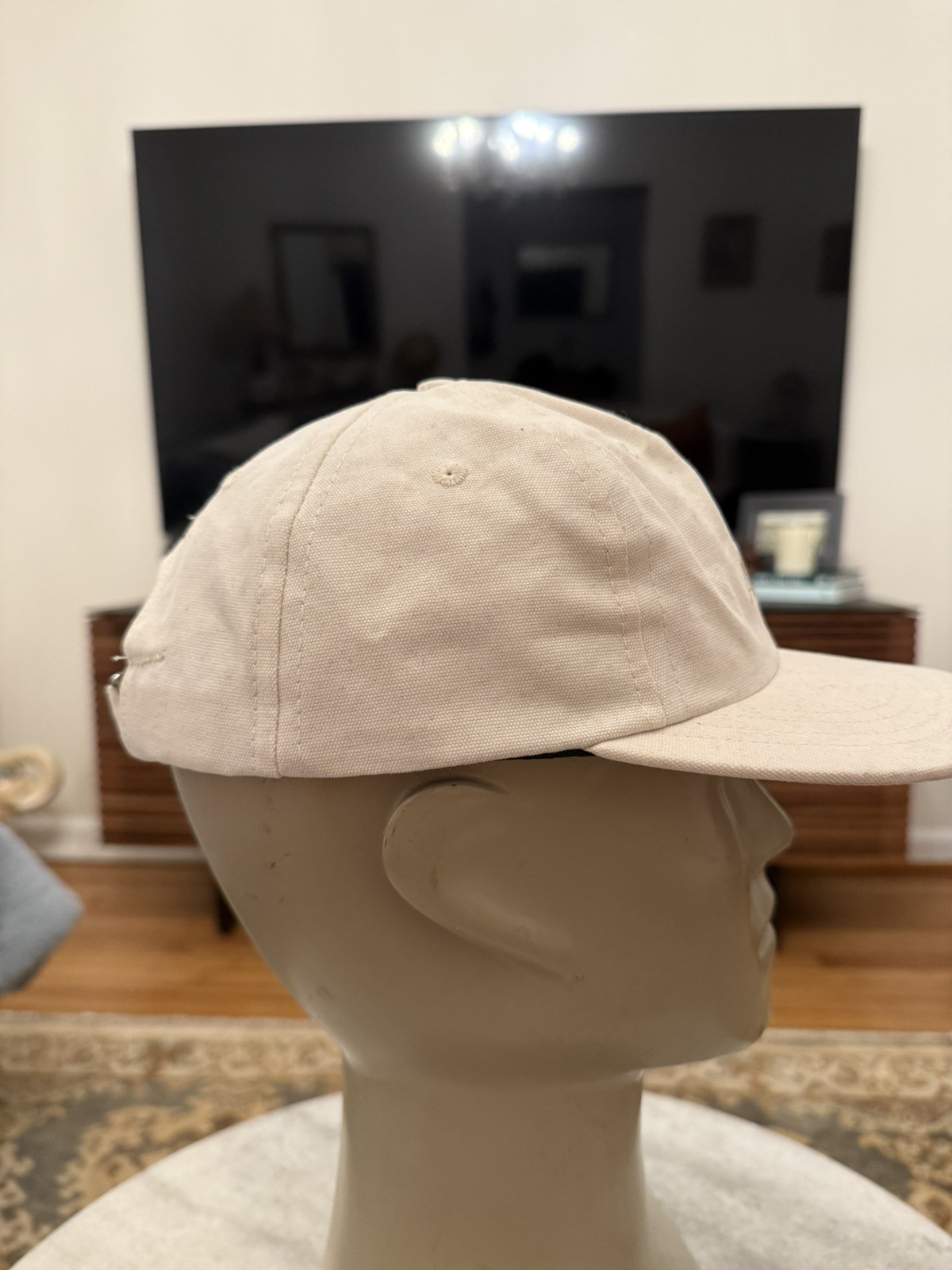 A24 Films Cream Logo Baseball Cap Strapback Hat Adjustable
