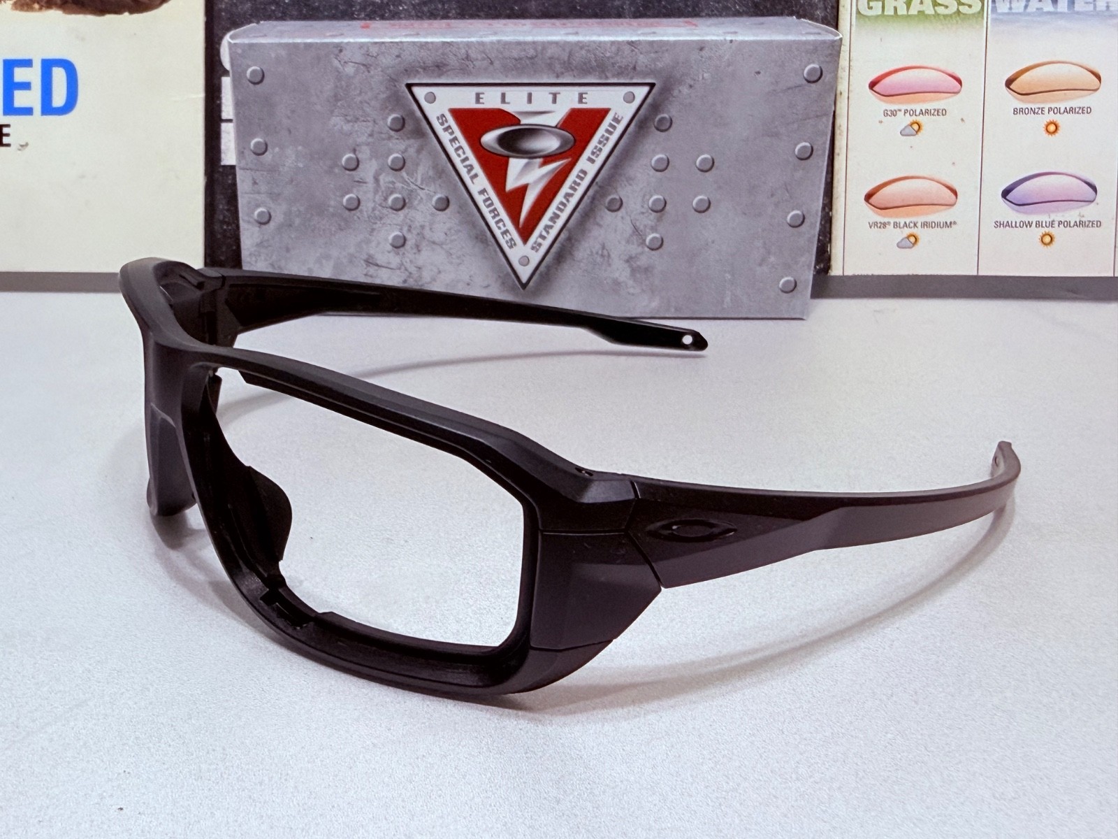 Oakley SI HNBL Matte Black replacement frame SKU# 9452 Lens 65/10 Temple 142mm
