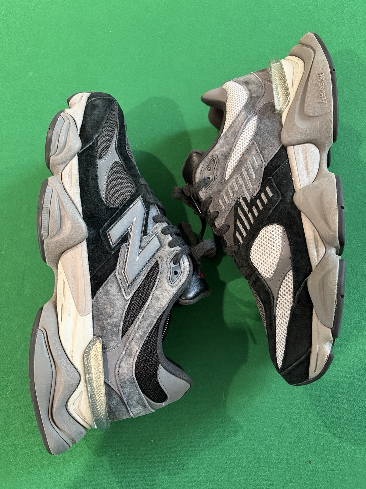 New Balance 9060 Men Size 12 D Black Castlerock Gray Comfort Sneaker U9060BLK