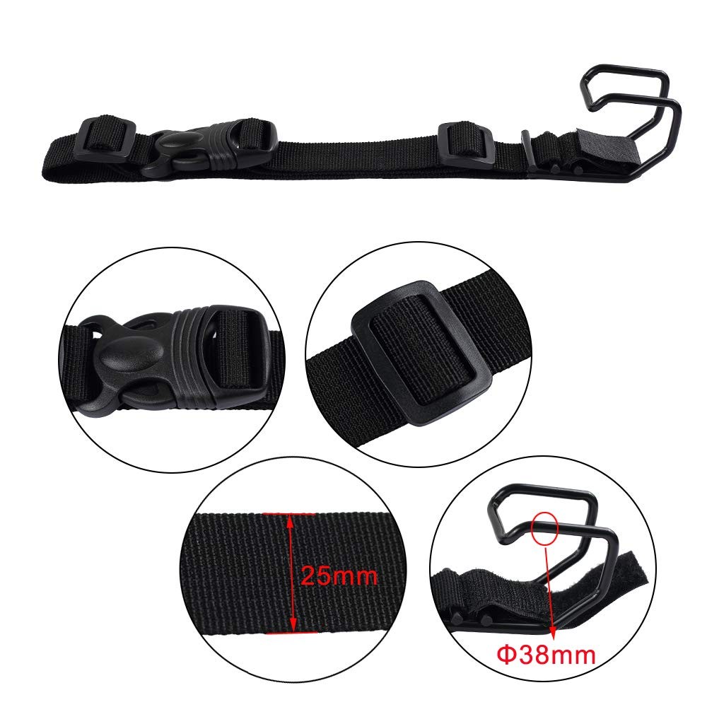 J Hook Luggage Strap Add a Bag Hook Hanger Strap, Adjustable attaches Briefca…