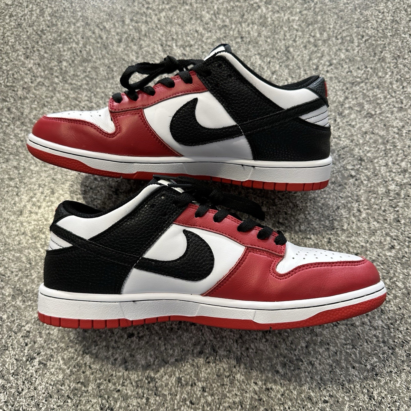 Nike Dunk Low EMB NBA 75th Anniversary Mens 8 Bred Chicago Bulls DD3363-100