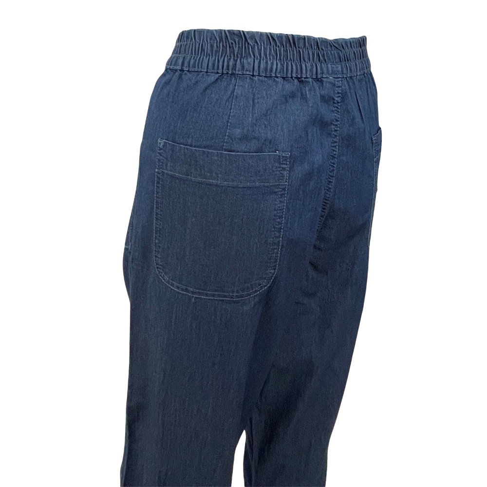 Gold Coast Women’s Denim Palazzo Pants, Medium