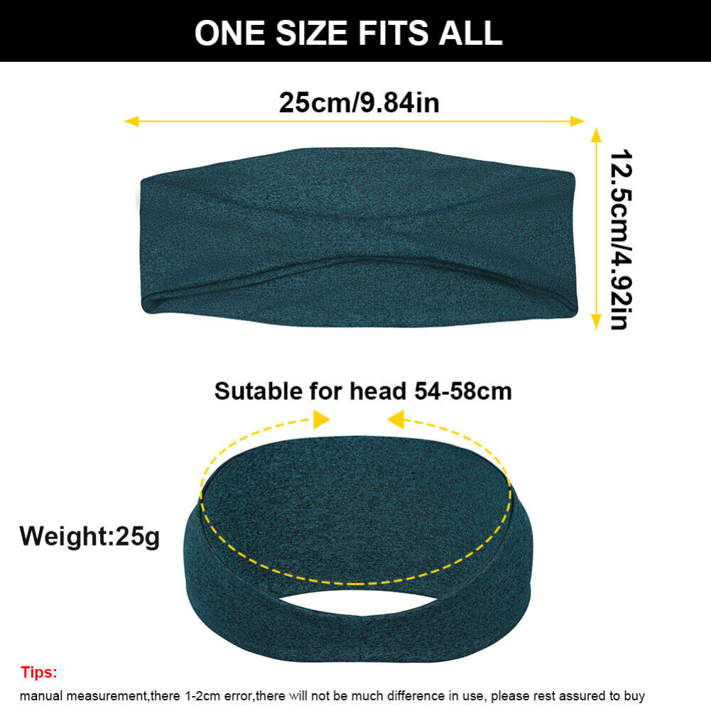 Sports Headband Fitnesss Yoga Gym Basketball Sweatband Hair Wraps for Men Women