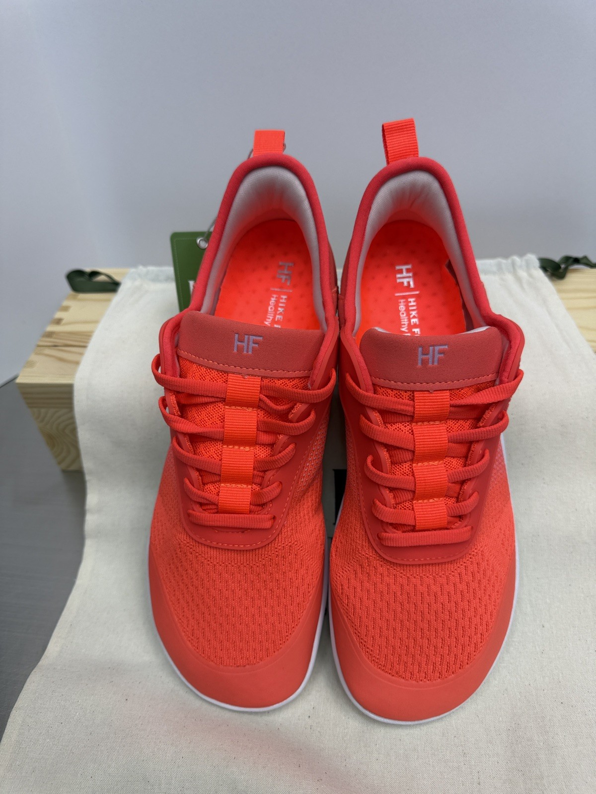 NWT Hike Footwear Stride Orange Barefoot Unisex EU41 W10-10.5 M8-8.5