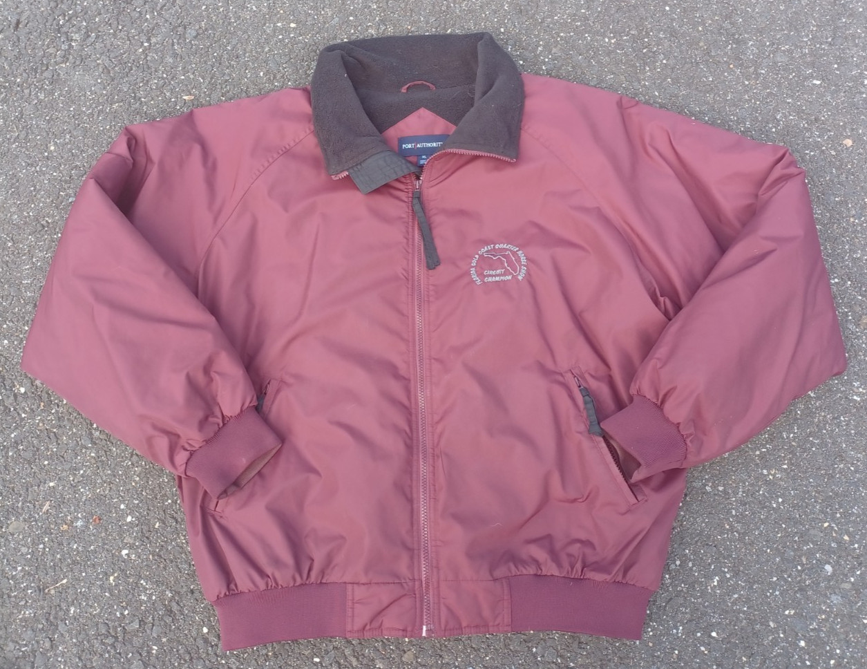 VINTAGE? American Quarter Horse Florida Gold Coast CHAMPION Jacket XL AQHA