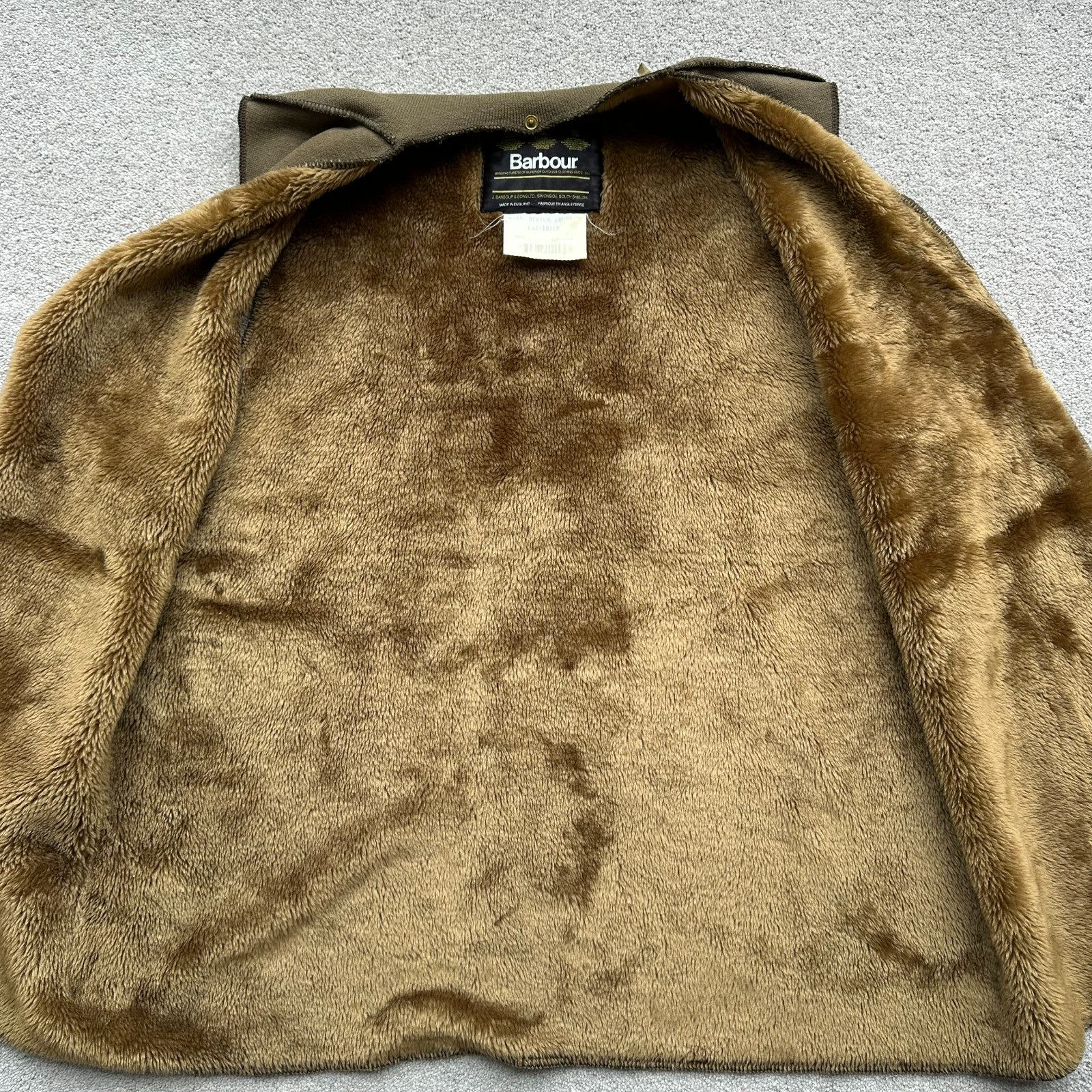 Barbour A295 Acrylic Lining Size C42/107cm