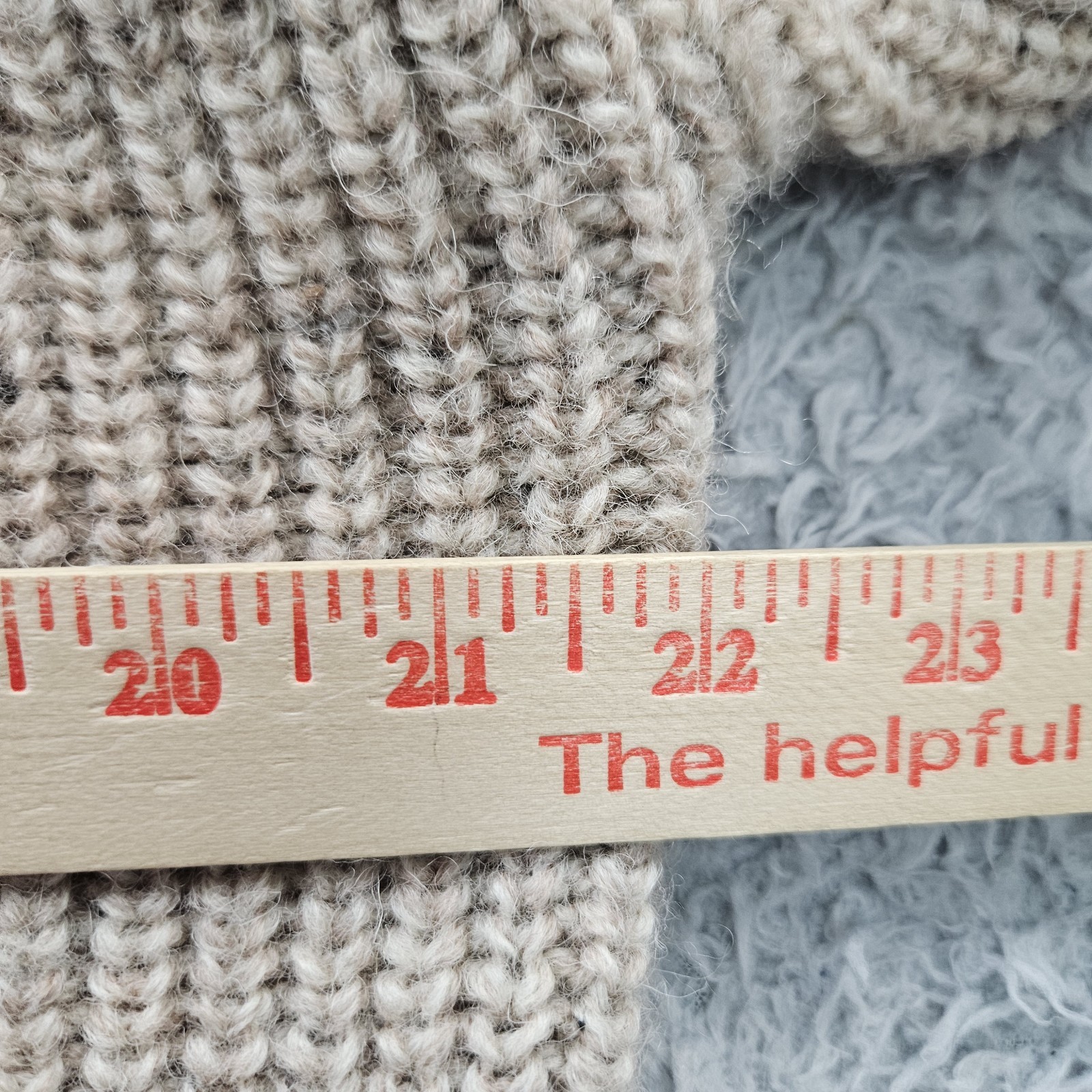 Aran Crafts Fisherman Oatmeal Sweater Ireland XXL (Fits Like Large-XL) Wool