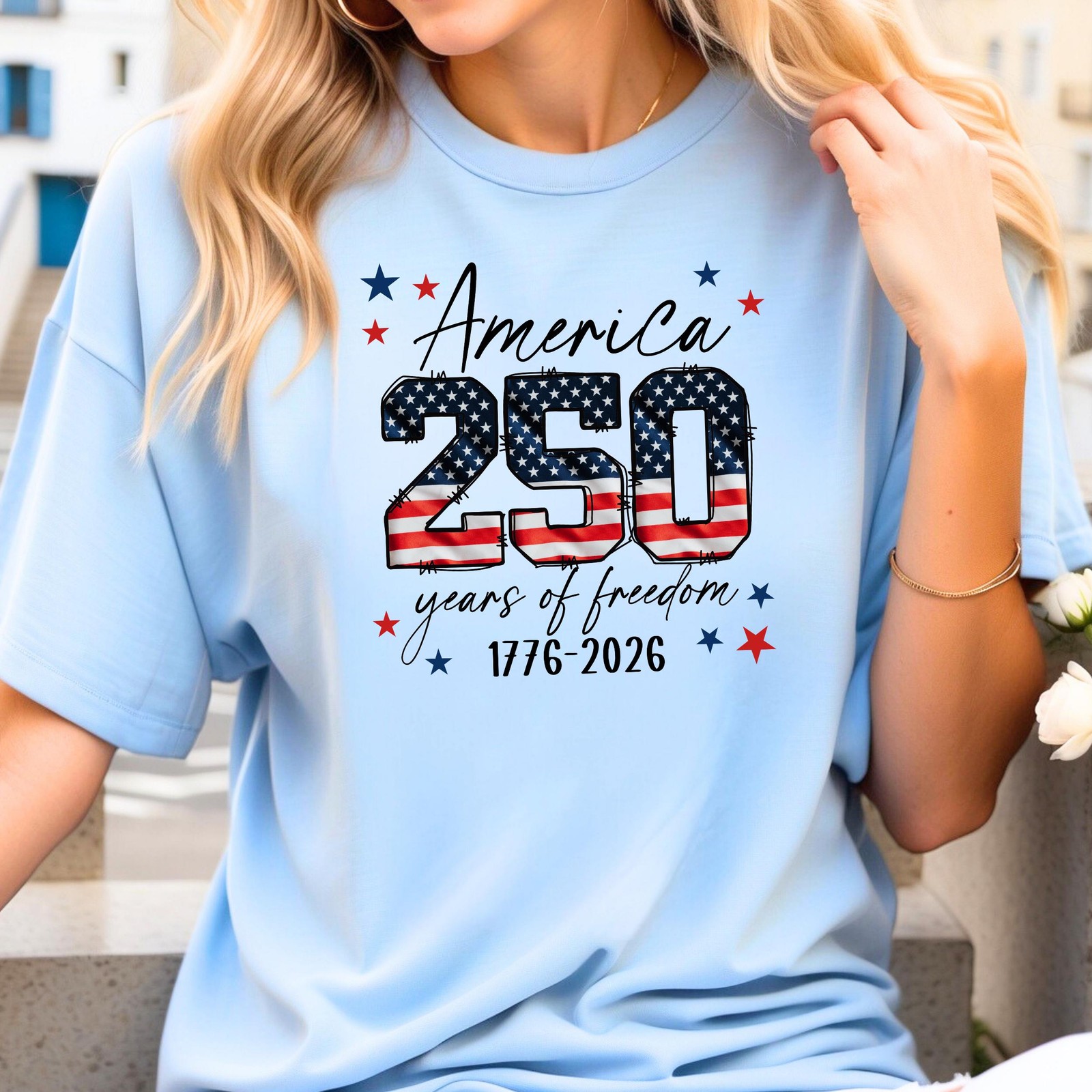 USA 250th Anniversary Shirt 1776-2026 4th of July Independence Day Tee