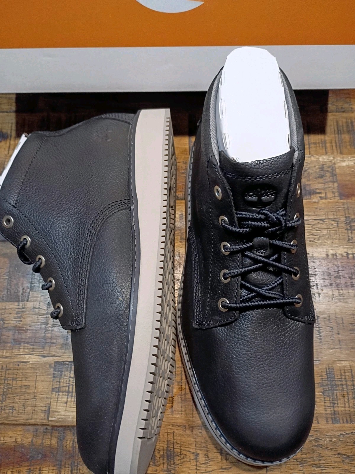 Mens Timberland Redwood Edge Mid Premium Full Grain Leather Chukka Boot Sz 8.0