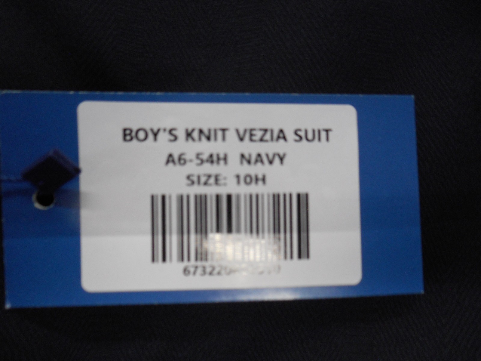 Boys T.O. Navy Blue Jacket & Pants 2PC. Suit Husky Sizes 8 – 20
