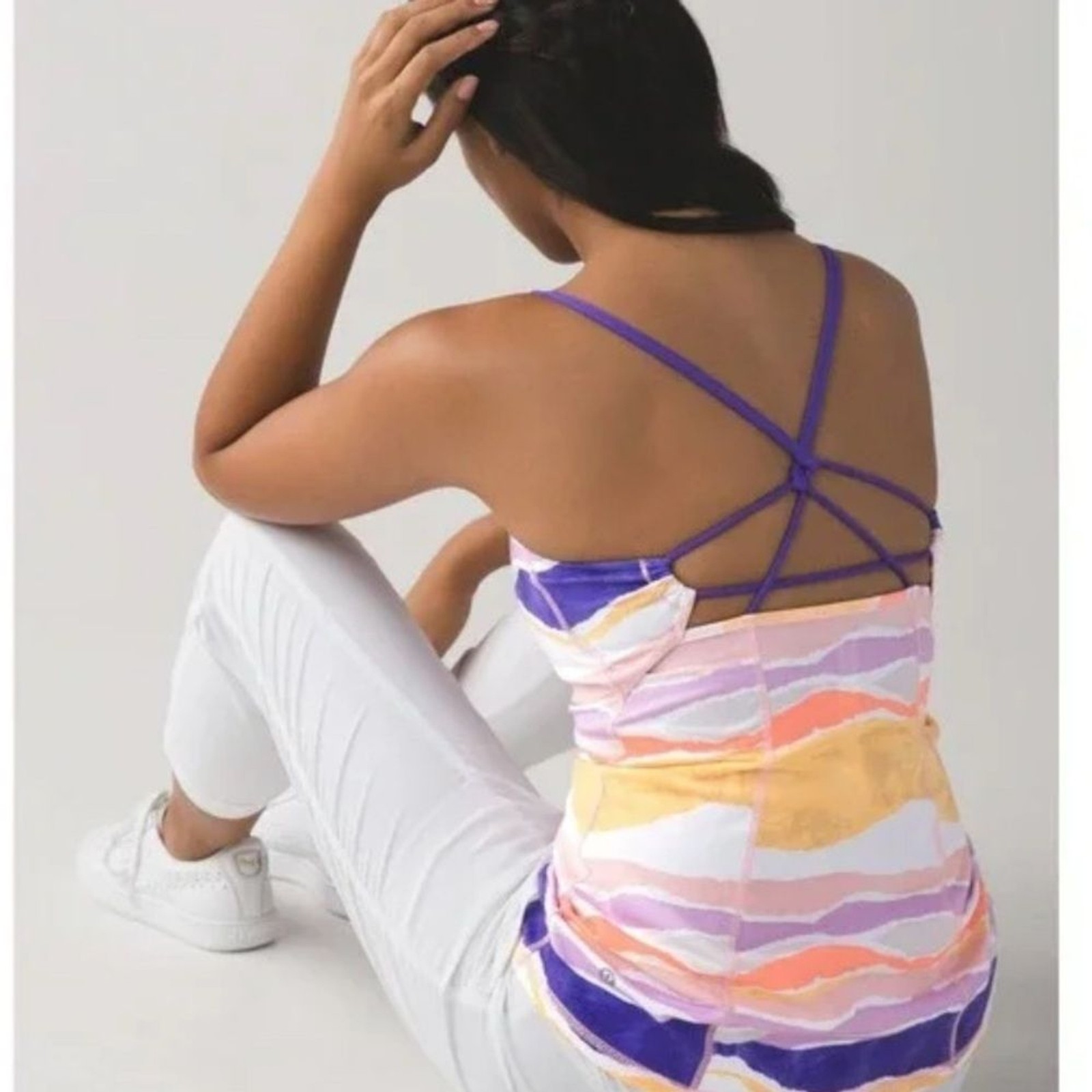 Women’s Lululemon Multicolor Striped Tank Top
