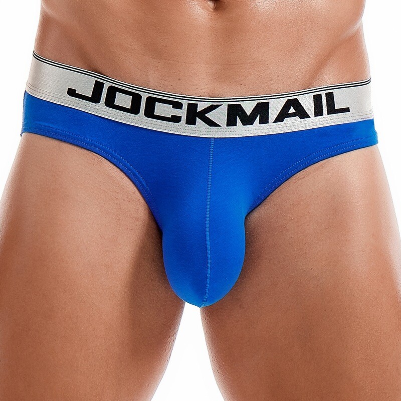 JOCKMAIL Men’s U Convex Briefs Underwear Sexy Low-rise Cotton Pouch Panties US