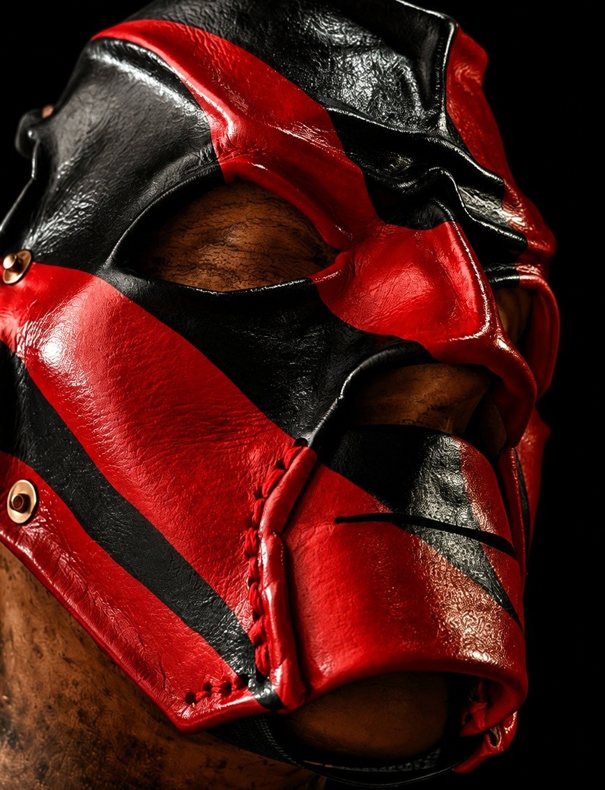 MTO Leather Kane 1998 custom Wrestling Mask Replica Wwf