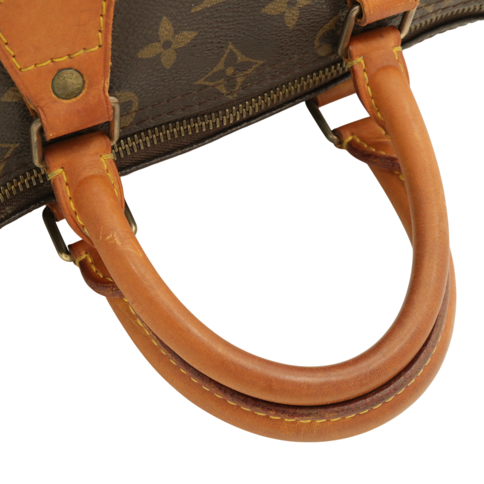 Auth Louis Vuitton M41528 Speedy 25 Hand bag Brown Monogram Serial VI1902