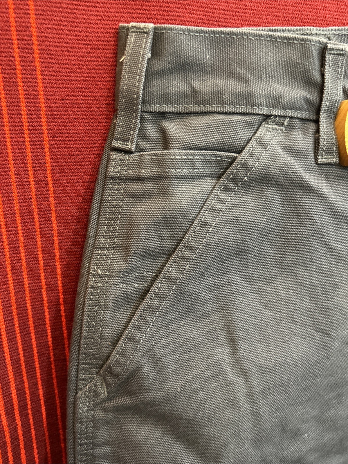 NWT Carhartt Carpenter Pants 40×30 Gray B11 PTL Deadstock Single Knee