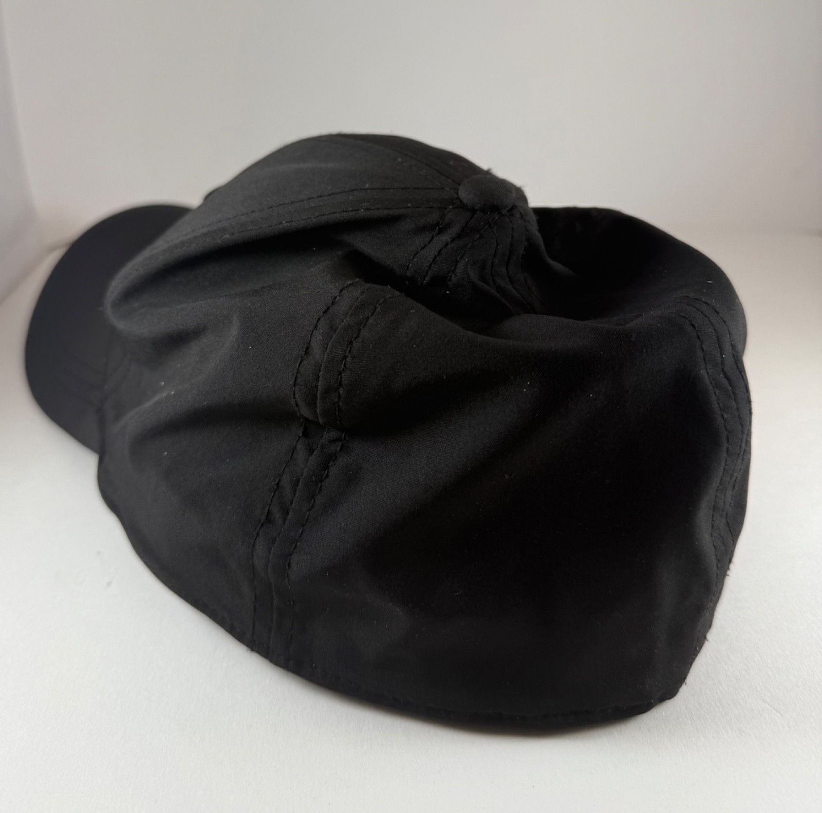 Layer 8 Logo Fitted Hat Black One Size 6 Panel Running Hat, or any occasion