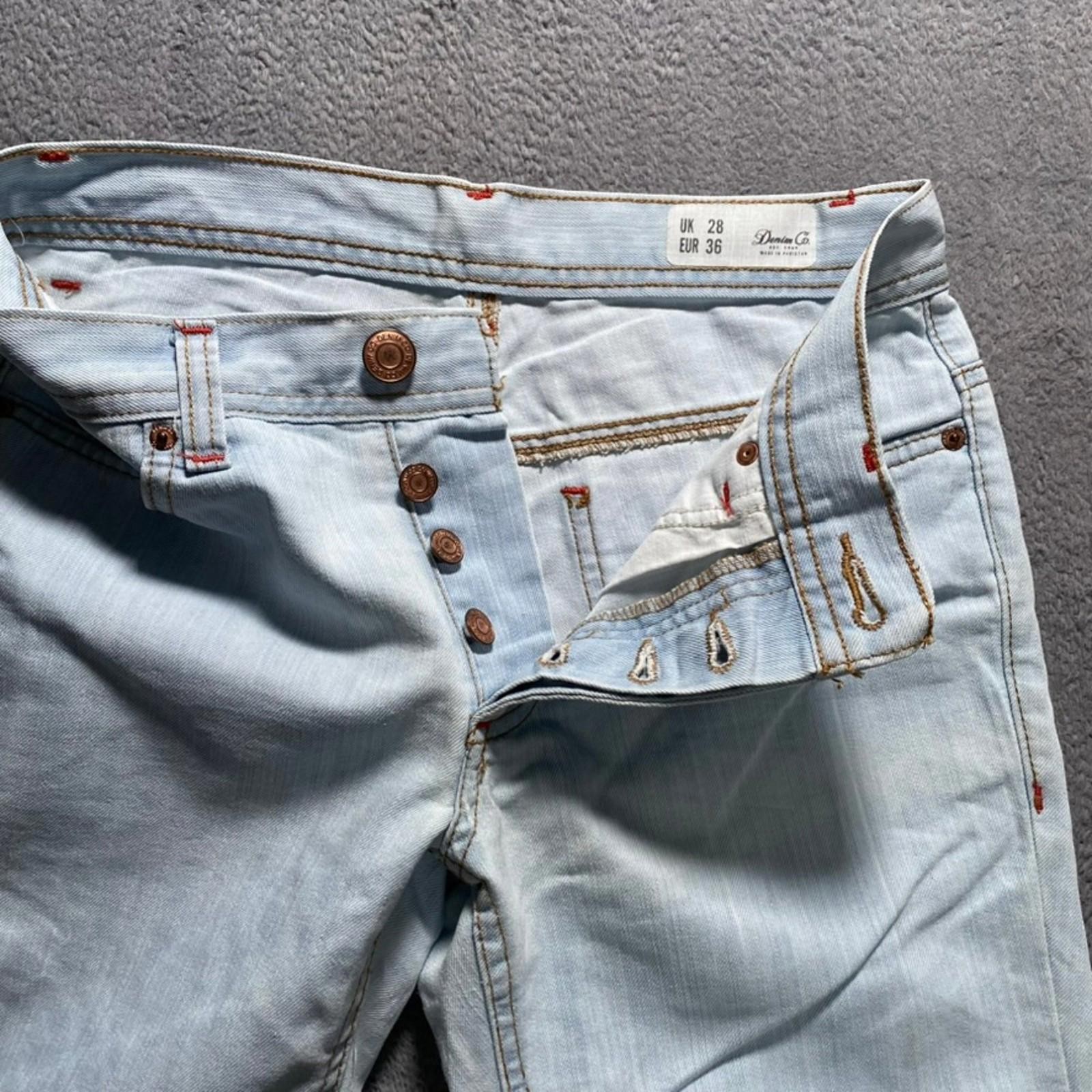 Denim & Co Men Shorts UK 28 Blue Cotton Polyester Blend Casual Worn Look