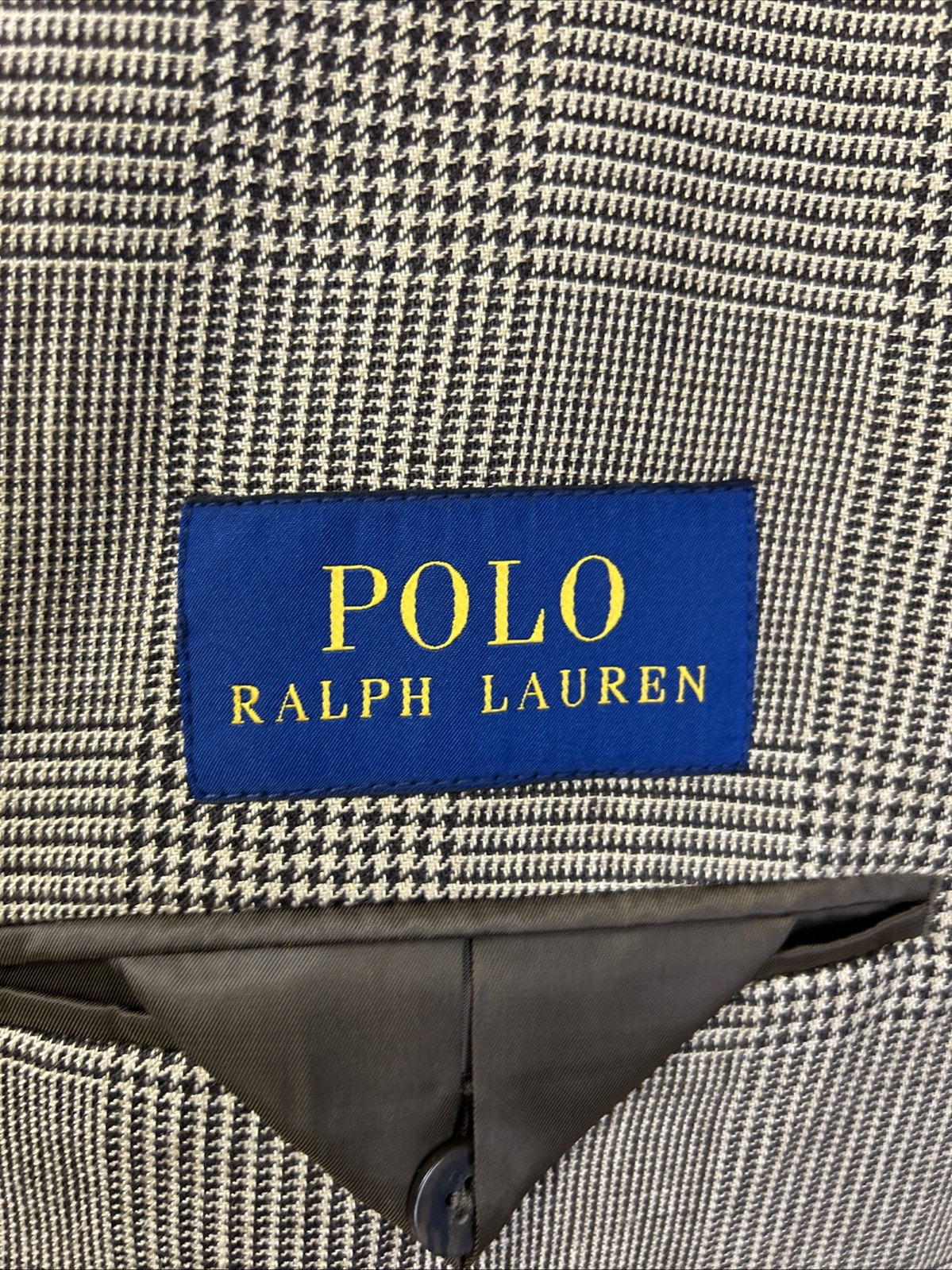 POLO RALPH LAUREN 44R Linen Glen Check Sport Coat Jacket Tweed Houndstooth BNWT