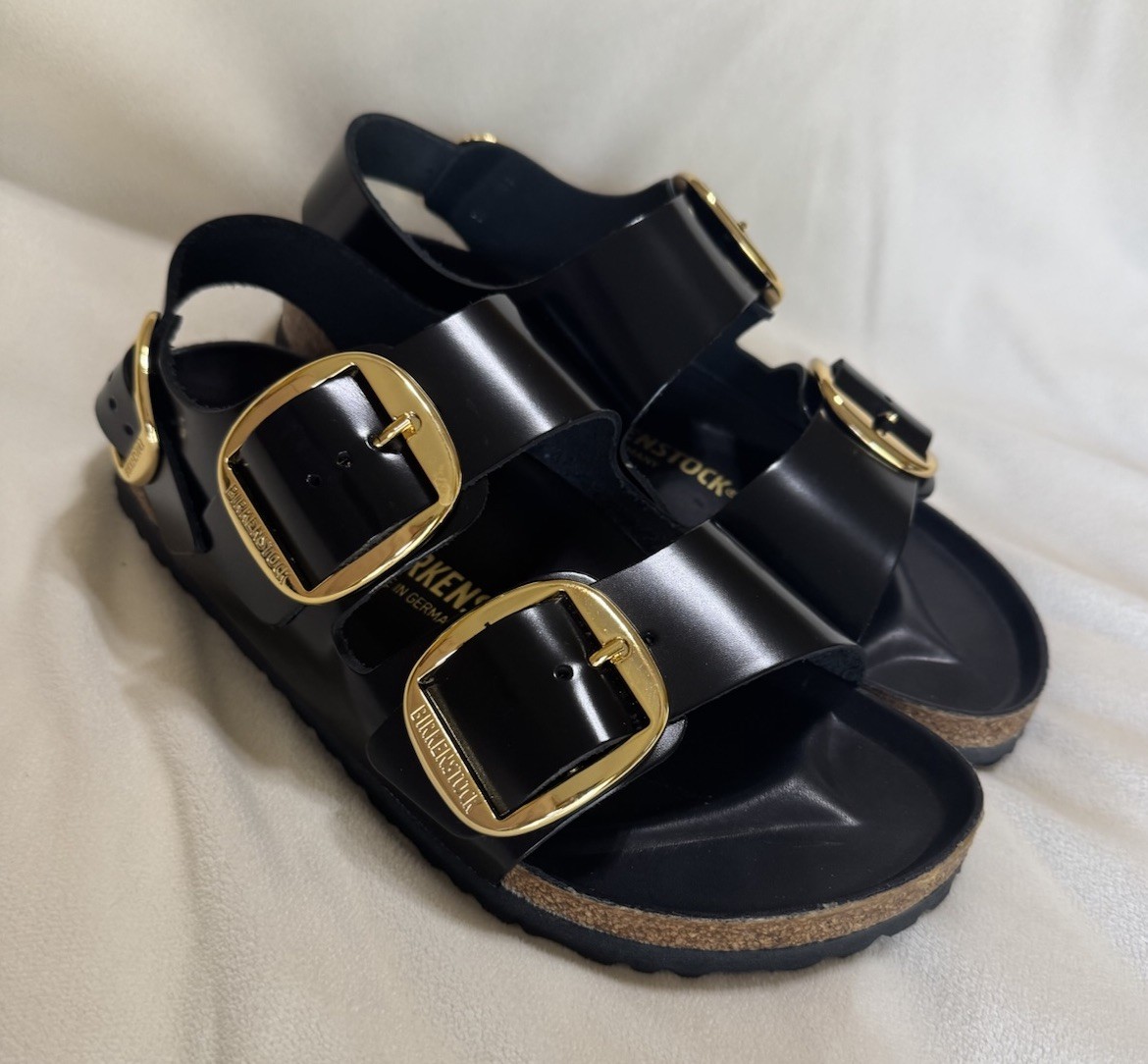 BIRKENSTOCK MILANO BIG BUCKLE black Sz 41 Slingback Sz W 10 / M 8.5