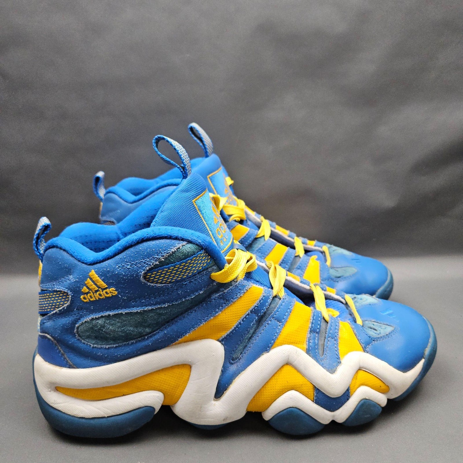 Adidas Crazy 8 Kobe Bryant UCLA Bruins Mens Size 12 Blue Yellow Sneakers