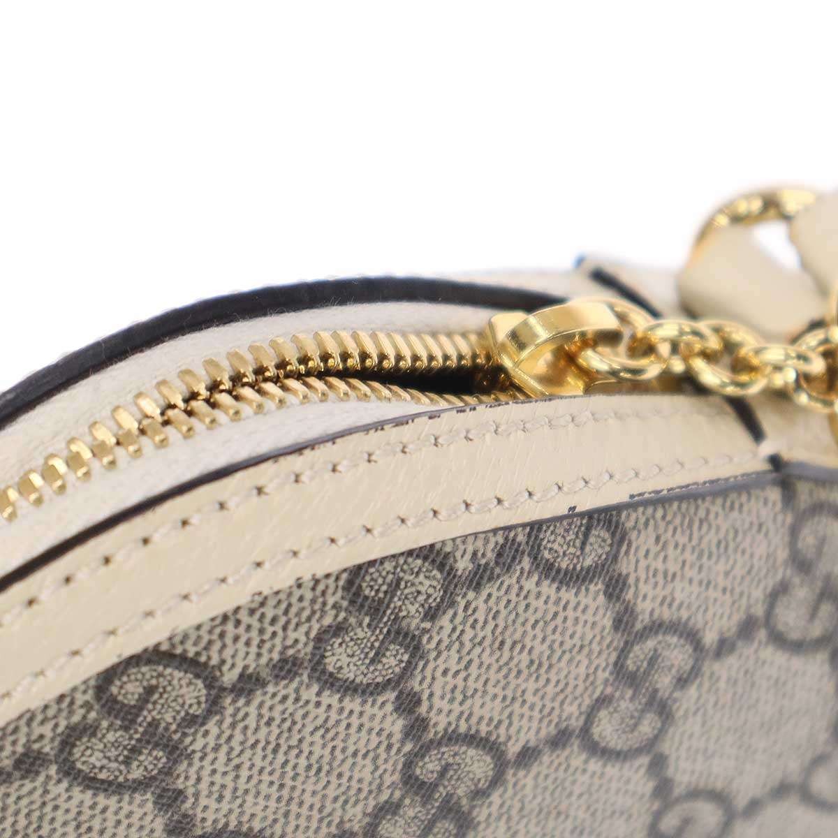 GUCCI Ophidia GG Supreme Small Shoulder Bag Beige