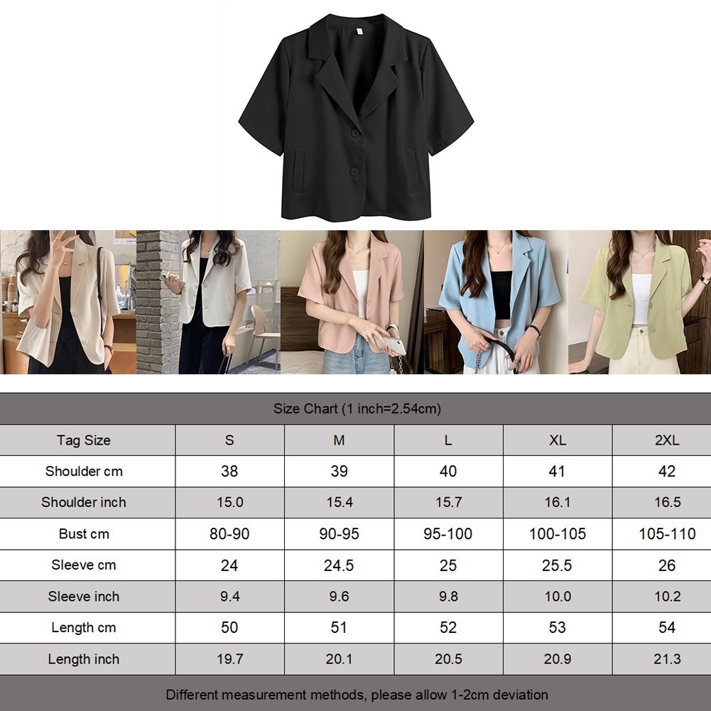 Elevate Your Style with Korean Style Summer Blazers for Women Single Breasted
