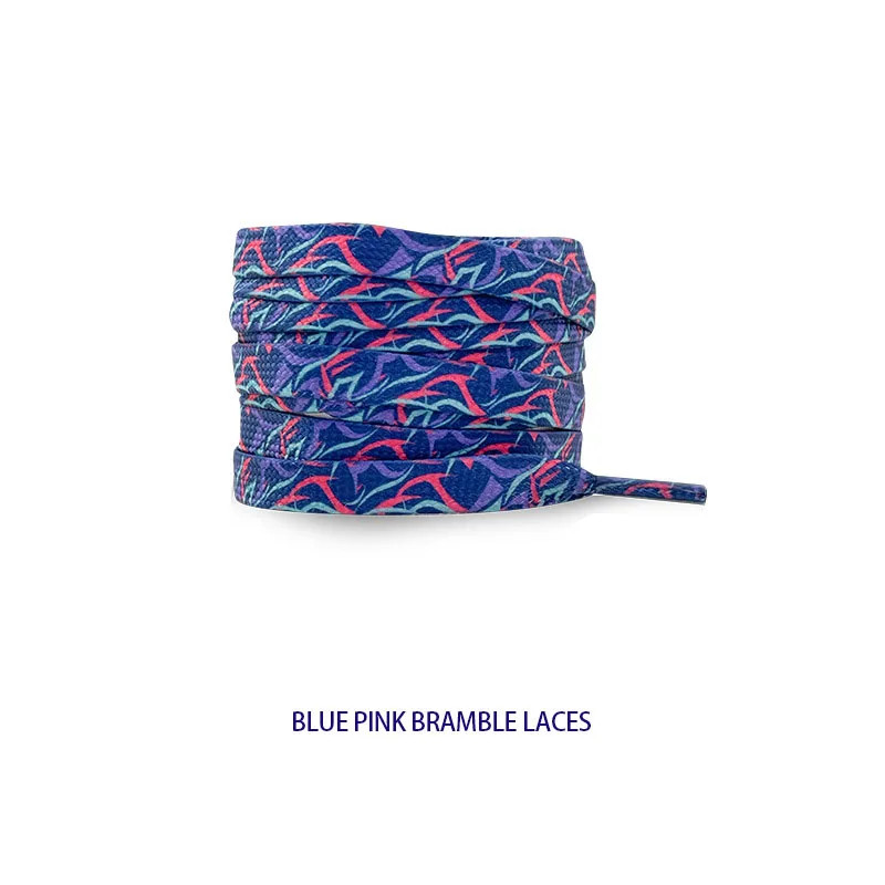 Flat Shoelaces for Sneakers Thorn Pattern Shoelace Colorful Clot Personalized Sp