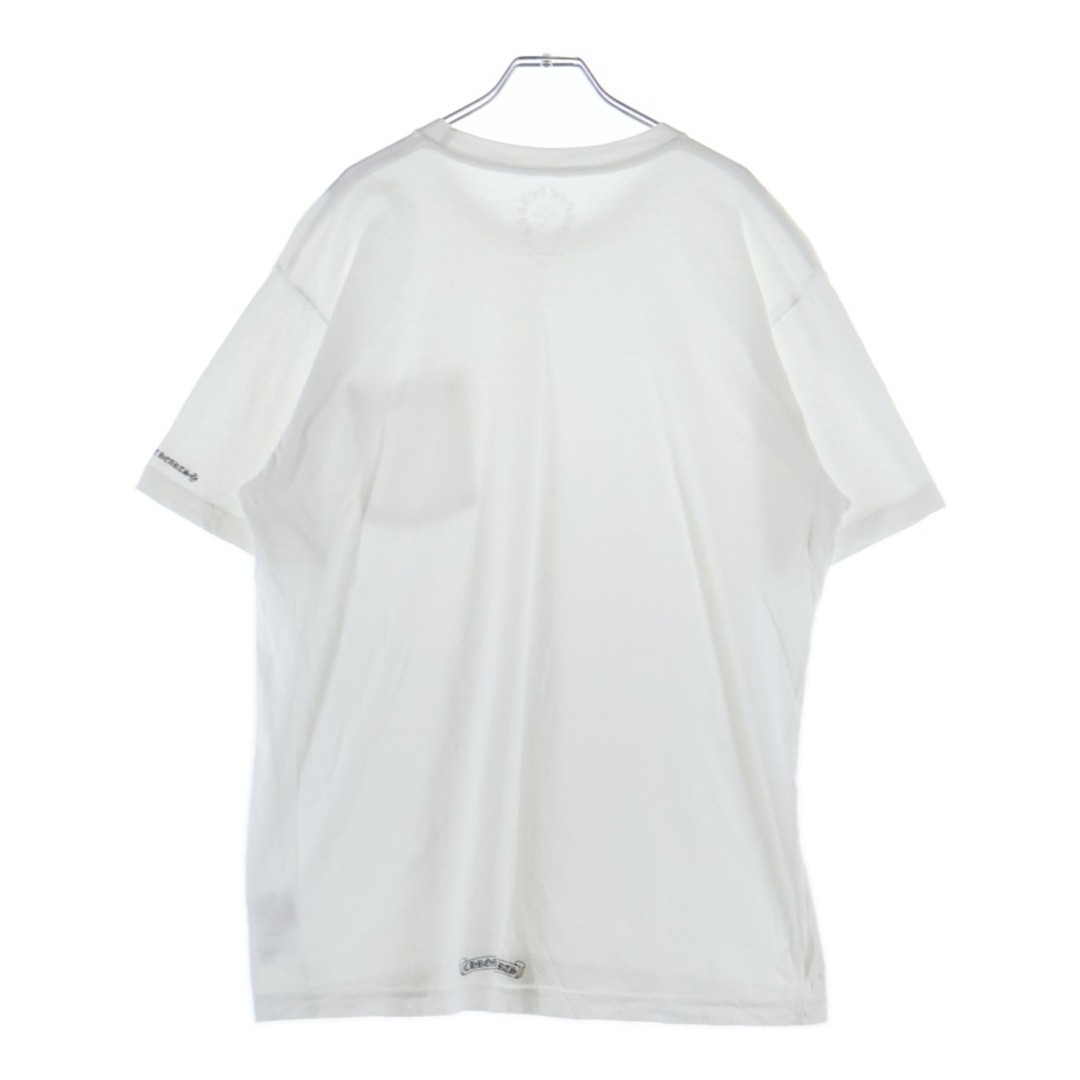 CHROME HEARTS CH T-SHIRT Neck Logo Short Sleeve White Used b7843d874f86d10324dba