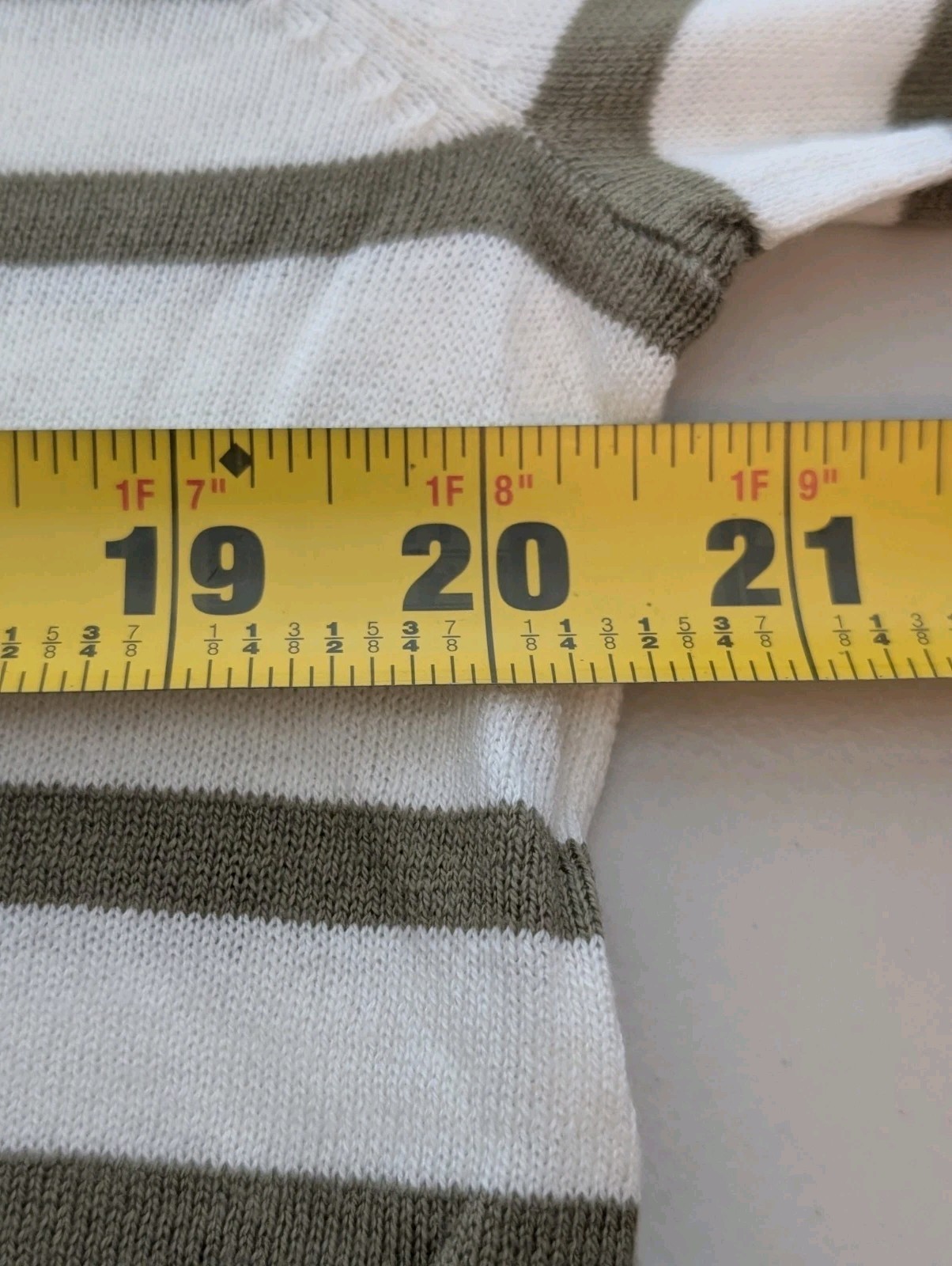 J. JILL Women Stripe Pullover Soft Gorgeous Top Long sleeve Sz M Arugula